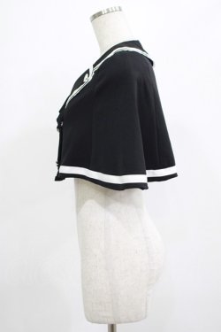 画像2: DearMyLove / 探偵テーラードショートケープ M~L ブラック H-25-07-26-025-EL-JA-NS-ZH