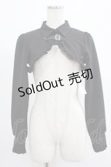 DearMyLove / スクエアバックルフリルショートブラウス M ブラック H-25-07-26-026-EL-BL-NS-ZH