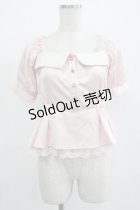 Swankiss / パフスリーブトップス Free ピンク H-25-07-27-027-CA-TO-NS-ZH