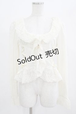 画像1: Juliette et Justine / Le Bolero de la Fleur Free 生成り H-25-07-27-030-CL-TO-NS-ZH