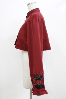 画像2: axes femme kawaii / チャイナ釦ボレロ M ワイン H-25-07-27-034-AX-TO-NS-ZH