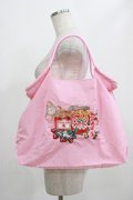 m petit by misako / ジャム刺繍ショッピングバッグ  ピンク H-25-07-27-038-LO-BG-NS-ZH