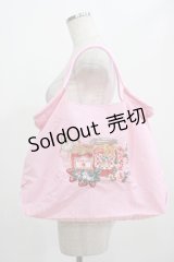 m petit by misako / ジャム刺繍ショッピングバッグ  ピンク H-25-07-27-038-LO-BG-NS-ZH