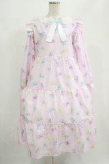Nile Perch / ティアードロングワンピース Free ピンク H-25-07-27-004-LO-OP-NS-ZH
