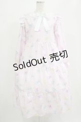 Nile Perch / ティアードロングワンピース Free ピンク H-25-07-27-004-LO-OP-NS-ZH