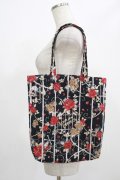 ALICE and the PIRATES / ローズジェイル柄トートBag  ブラック H-25-07-27-039-PA-BG-NS-ZH