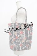 ALICE and the PIRATES / ローズジェイル柄トートBag  ブラック H-25-07-27-039-PA-BG-NS-ZH
