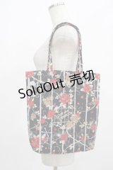 ALICE and the PIRATES / ローズジェイル柄トートBag  ブラック H-25-07-27-039-PA-BG-NS-ZH