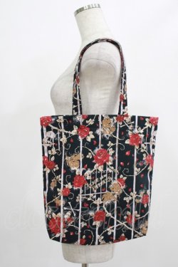 画像2: ALICE and the PIRATES / ローズジェイル柄トートBag  ブラック H-25-07-27-039-PA-BG-NS-ZH