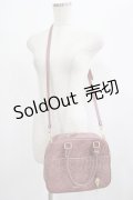 Maison de FLEUR / モノグラムトラペゾイドバッグ  ピンク H-25-07-27-040-LO-BG-NS-ZH