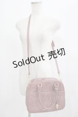 Maison de FLEUR / モノグラムトラペゾイドバッグ  ピンク H-25-07-27-040-LO-BG-NS-ZH