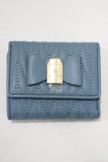 m petit by misako / NINA'Sコラボ財布  ブルー H-25-07-27-046-LO-ZA-NS-ZH