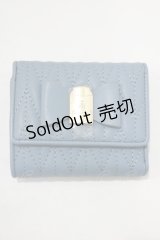 m petit by misako / NINA'Sコラボ財布  ブルー H-25-07-27-046-LO-ZA-NS-ZH