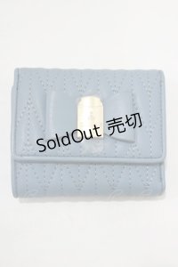 m petit by misako / NINA'Sコラボ財布  ブルー H-25-07-27-046-LO-ZA-NS-ZH