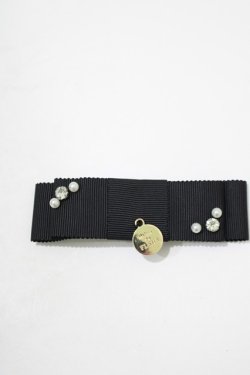 画像2: Maison de FLEUR / グログランリボンクリップ  ブラック H-25-07-27-052-LO-AC-NS-ZH