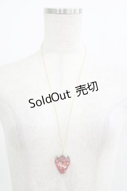 画像2: BABY,THE STARS SHINE BRIGHT / キャンディストロベリーネックレス  レッド H-25-07-27-057-BA-AC-NS-ZH