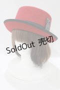 MILK / PIERROT'S SILK HAT  レッド H-25-07-27-062-ML-AC-NS-ZH