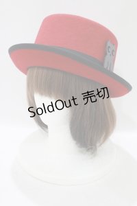 MILK / PIERROT'S SILK HAT  レッド H-25-07-27-062-ML-AC-NS-ZH