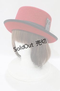 画像1: MILK / PIERROT'S SILK HAT  レッド H-25-07-27-062-ML-AC-NS-ZH