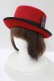 画像1: MILK / PIERROT'S SILK HAT  レッド H-25-07-27-062-ML-AC-NS-ZH (1)