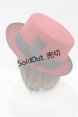 画像2: MILK / PIERROT'S SILK HAT  レッド H-25-07-27-062-ML-AC-NS-ZH