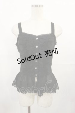 画像1: Juliette et Justine / Dentelle antique camisole Free ブラック H-25-07-27-1036-CL-TO-NS-ZH
