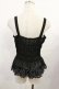 画像2: Juliette et Justine / Dentelle antique camisole Free ブラック H-25-07-27-1036-CL-TO-NS-ZH (2)