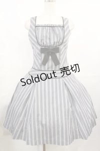 Victorian maiden / レジメンタルストライプジャンパースカート Free アッシュ H-25-07-27-1004-CL-OP-NS-ZH
