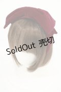 Juliette et Justine / 別珍リボンカチューシャ  ボルドー H-25-07-27-1040-CL-AC-NS-ZH