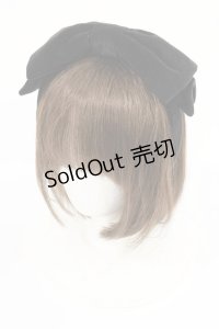Juliette et Justine / 別珍リボンカチューシャ  ブラック H-25-07-27-1042-CL-AC-NS-ZH