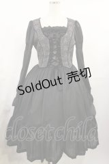 Juliette et Justine / La broderie de la fleur 2 ブラック H-25-07-27-1010-CL-OP-NS-ZH