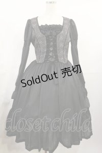 Juliette et Justine / La broderie de la fleur 2 ブラック H-25-07-27-1010-CL-OP-NS-ZH