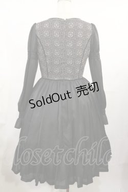 画像3: Juliette et Justine / La broderie de la fleur 2 ブラック H-25-07-27-1010-CL-OP-NS-ZH