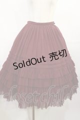 Juliette et Justine / Petale de rose Skirt 2 ボルドー H-25-07-27-1012-CL-SK-NS-ZH
