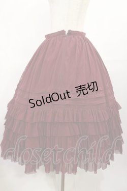 画像2: Juliette et Justine / Petale de rose Skirt 2 ボルドー H-25-07-27-1012-CL-SK-NS-ZH