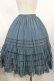 画像2: Juliette et Justine / Petale de rose Skirt 2 ターコイズーグリーン H-25-07-27-1014-CL-SK-NS-ZH (2)