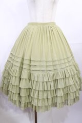 Juliette et Justine / Petale de rose Skirt 2 リーフグリーン H-25-07-27-1015-CL-SK-NS-ZH