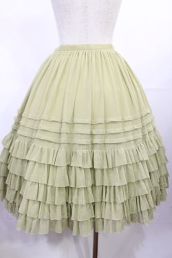画像3: Juliette et Justine / Petale de rose Skirt 2 リーフグリーン H-25-07-27-1015-CL-SK-NS-ZH