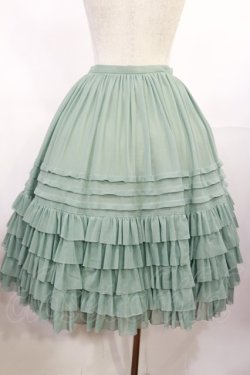 画像3: Juliette et Justine / Petale de rose Skirt 2 ブルーグリーン H-25-07-27-1016-CL-SK-NS-ZH