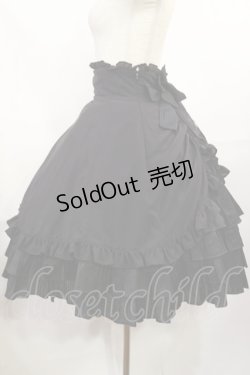 画像2: Victorian maiden / ノーブルストライプフリルスカート Free ブラック H-25-07-27-1017-CL-SK-NS-ZH