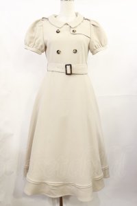 An MILLE / サマートレンチミディワンピース Free ベージュ H-25-07-27-1019-EL-OP-NS-ZH