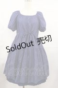 PINK HOUSE / ドットワンピース Free ブルー H-25-07-27-1020-LO-OP-NS-ZH