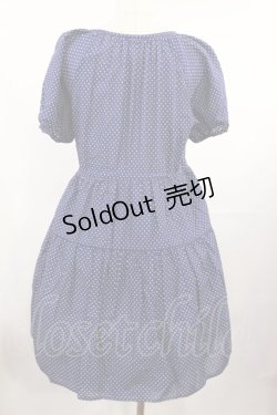 画像2: PINK HOUSE / ドットワンピース Free ブルー H-25-07-27-1020-LO-OP-NS-ZH
