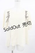 axes femme / レースアッププルオーバー M 生成り H-25-07-27-1028-AX-TO-NS-ZH