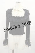 Victorian maiden / レーススタンドカラー付カットソー Free ブラック H-25-07-27-1031-CL-TO-NS-ZH