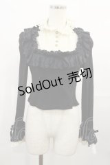Victorian maiden / レーススタンドカラー付カットソー Free ブラック H-25-07-27-1031-CL-TO-NS-ZH