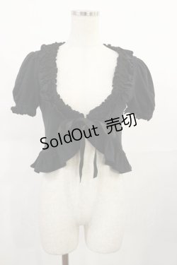 画像1: BABY,THE STARS SHINE BRIGHT / レースフリルボレロ Free ブラック H-25-07-27-1032-BA-TO-NS-ZH