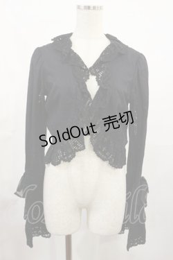 画像1: Juliette et Justine / La Croix d'un Ange Bolero Free ブラック H-25-07-27-1033-CL-TO-NS-ZH