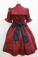 画像3: axes femme kawaii / 牡丹刺繍チャイナワンピース M ワイン H-25-07-27-005-AX-OP-NS-ZH (3)