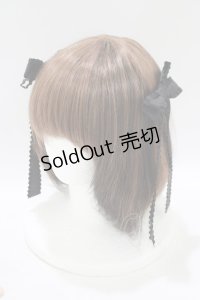 DearMyLove / 十字架リボンクリップ  ブラック H-25-07-27-066-EL-AC-NS-ZH